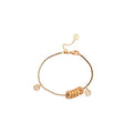 18K Gold Plated Copper Coin Horse Necklace Bracelet Jewelry Set, Light Luxury Chinese Style view 5