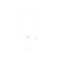 Light Luxury Copper Zircon Firework Necklace Ring Jewelry Set For Women view 5