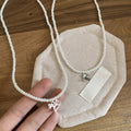 Light Luxury Faux Pearl Horse Pendant Sweater Necklace Vintage Zodiac Collarbone Chain view 2
