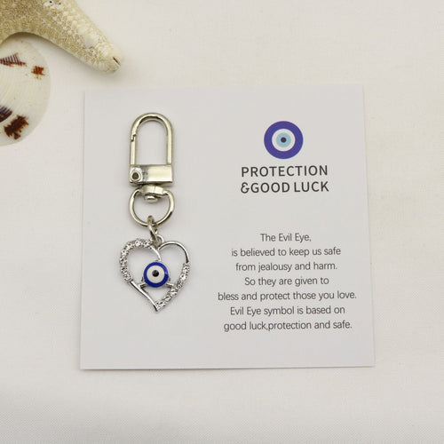 Metal Evil Eye Lucky Keychain Gift