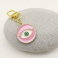 Metal Blue Evil Eye Keychain Good Luck Protection Gift view 3