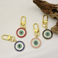 Zinc Alloy Blue Evil Eye Keychain Good Luck Gift view 4