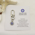 Metal Evil Eye Protection Keychain Gift view 1