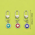 Blue Evil Eye Protection Good Luck Keychain Gift view 2