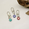Blue Evil Eye Protection Good Luck Keychain Gift view 4