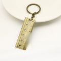 Zinc Alloy Mini Vernier Caliper Keychain Portable Tool Key Ring view 3