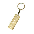 Zinc Alloy Mini Vernier Caliper Keychain Portable Tool Key Ring view 5