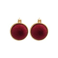 Retro Minimalist Round Flocked Faux Pearl Ear Cuff Earrings For Women view 5