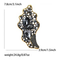 Alloy Rhinestone Glass Brooch Pin For Fashion Apparel view 4