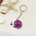 Metal Snail Keychain Bag Charm Car Accessory Gift view 6