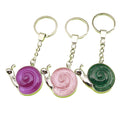 Metal Snail Keychain Bag Charm Car Accessory Gift view 5