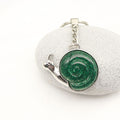 Metal Snail Keychain Bag Charm Car Accessory Gift view 3