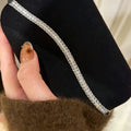 Korean Style Copper Zircon Snake Bangle Light Luxury Commuter Bracelet For Women view 3