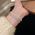 Korean Style Copper Zircon Snake Bangle Light Luxury Commuter Bracelet For Women view 4