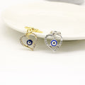 Zinc Alloy Rhinestone Evil Eye Protection Keychain Lucky Gift view 4