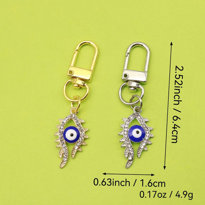 Zinc Alloy Evil Eye Protection Keychain Gift