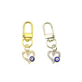 Metal Blue Evil Eye Keychain For Good Luck Gift view 5