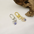 Metal Blue Evil Eye Keychain For Good Luck Gift view 4