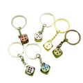 Metal Dice Keychain Key Ring view 5