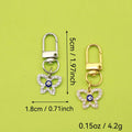 Blue Evil Eye Protection Good Luck Keychain Bag Charm view 2