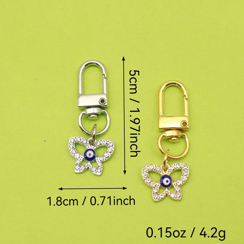 Blue Evil Eye Protection Good Luck Keychain Bag Charm