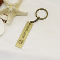Zinc Alloy Mini Ruler Keychain For Portable Tool Key Ring view 6