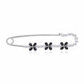 Alloy Rhinestone Four Leaf Clover Brooch For Women's Blazers view 1