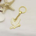 Metal Peace Dove Keychain Bag Charm Gift Key Ring view 6