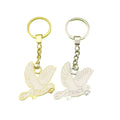Metal Peace Dove Keychain Bag Charm Gift Key Ring view 5