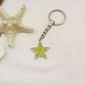 Metal Rhinestone Star Keychain Fashion Bag Charm Wholesale Gift view 7