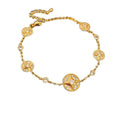 18K Gold Plated Copper Zircon Starburst Bangle French Vintage Light Luxury Geometric Jewelry view 5