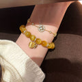 18K Gold Plated Copper Zircon Starburst Bangle French Vintage Light Luxury Geometric Jewelry view 3