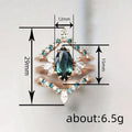 Palace Style Marquise Crown Ring Set For Women Light Luxury Three Piece Jewelry view 4