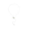 Light Luxury Alloy Rhinestone Christmas Deer Pendant Sweater Necklace For Women view 5