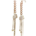 Korean Style Zircon Flower Faux Pearl Bangle Elegant Light Luxury Designer Bracelet For Women view 5