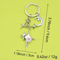 Zinc Alloy Zircon Four Point Star Jewelry Findings Accessories for DIY Jewelry Making – Gold view 2
