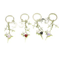 Zinc Alloy Zircon Four Point Star Jewelry Findings Accessories for DIY Jewelry Making – Gold view 5