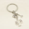 Zinc Alloy Justice Scale Book Gavel Keychain Law Student Gift view 4