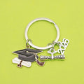 Enamel Alloy Graduation Cap Keychain Bag Charm Student Gift view 6