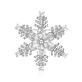 Alloy Rhinestone Snowflake Brooch Pin For Sweaters And V-Neck Shirts view 2