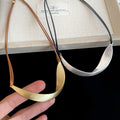 Light Luxury Irregular Geometric Alloy Pendant Necklace Minimalist Clavicle Choker view 4