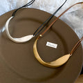 Light Luxury Irregular Geometric Alloy Pendant Necklace Minimalist Clavicle Choker view 2