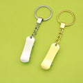 Metal Skateboard Shape Keychain Backpack Charm Gift view 1