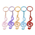 Zinc Alloy Music Note Keychain for Car Bag Accessory view 5