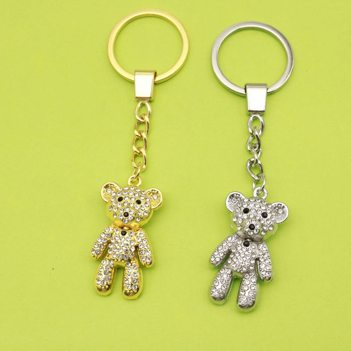 Crystal Bear Jewelry Findings Accessories for DIY Jewelry Making