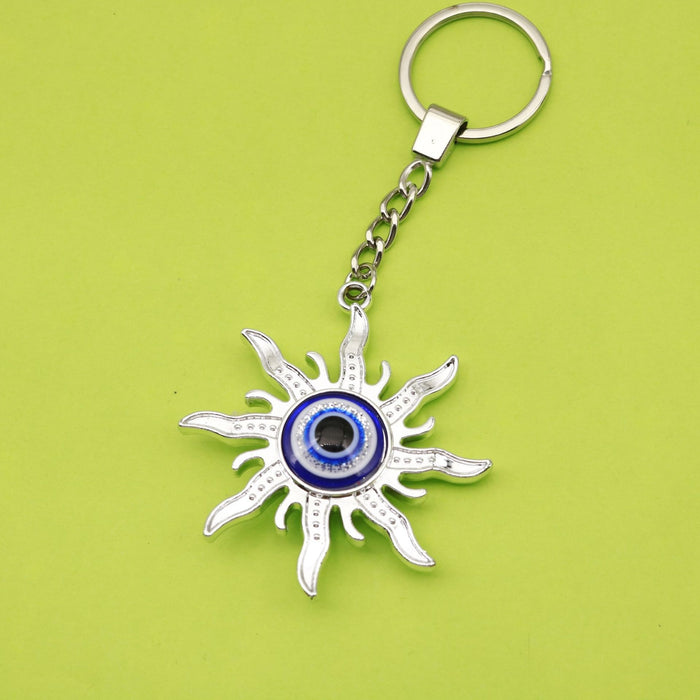 Zinc Alloy Evil Eye Good Luck Keychain Bag Charm