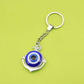 Zinc Alloy Blue Evil Eye Keychain Car Key Ring view 1