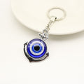 Zinc Alloy Blue Evil Eye Keychain Car Key Ring view 4