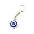 Zinc Alloy Blue Evil Eye Keychain Car Key Ring view 5