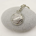 Metal Rhinestone Basketball Keychain Hip Hop Sports Gift view 3